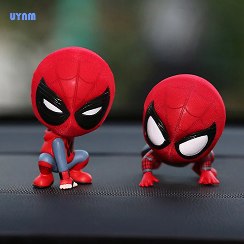 UYNM модель человека паука встряхивание головой игрушка украшение из смолы для OPEL