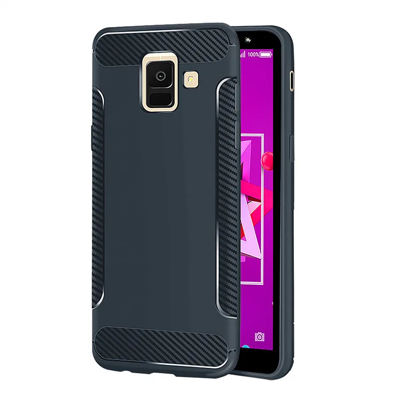 for samsung a600f Case a600 2018 a600fn sm-a600 For Samsung Galaxy A6 case a6 SM-A600FN/DS cover phone 5.6 " Fiber shell | Мобильные