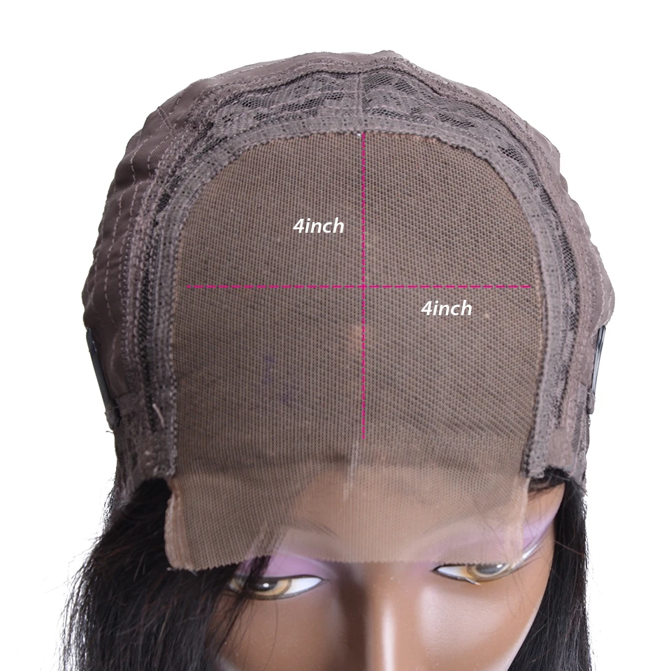 Бразильские человеческие волосы с закрытием шнурка парики волосами младенца