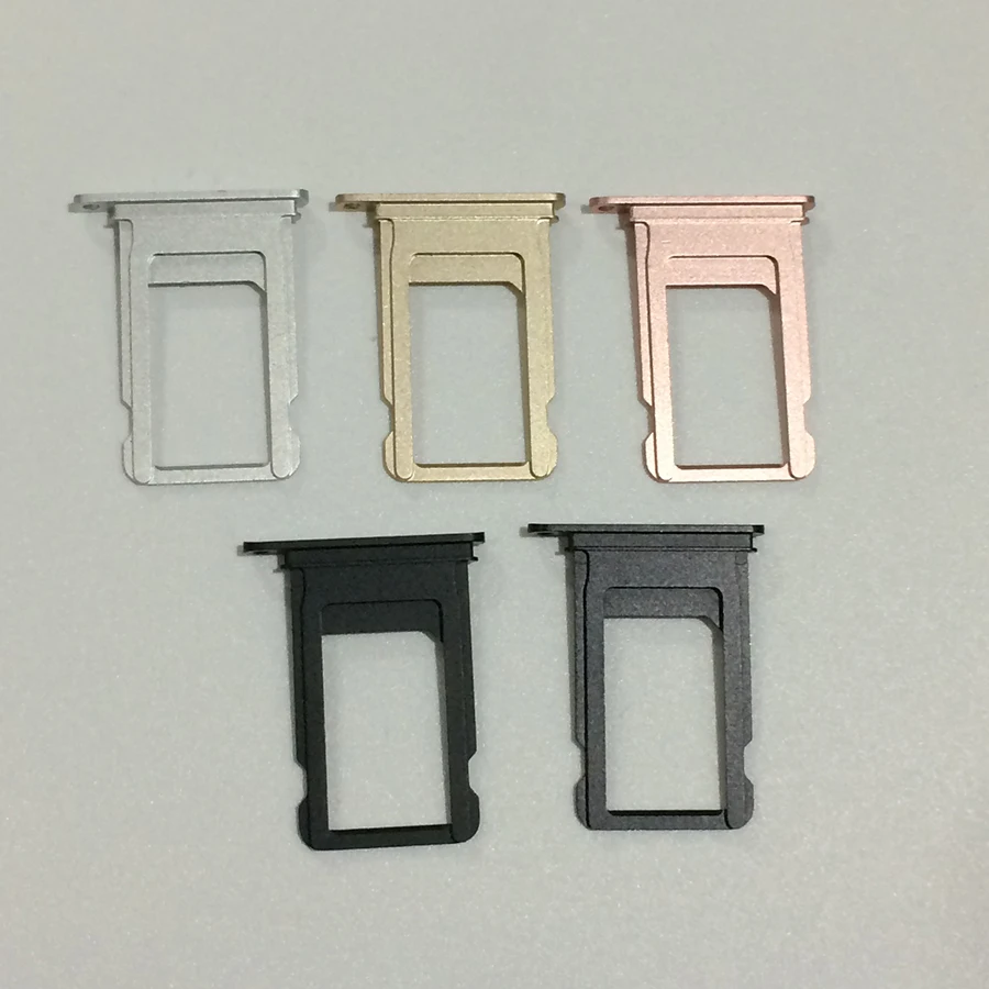 10 шт./лот оригинальный новый держатель гнезда для sim карты Nano iPhone 7 Plus 5 &quot Запасные