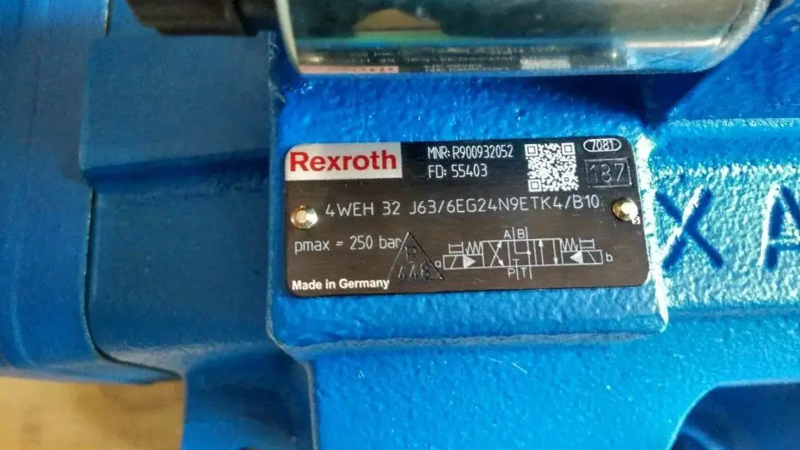 

4WEH 32 J63/6EG24N9ETK4 новый клапан rexroth