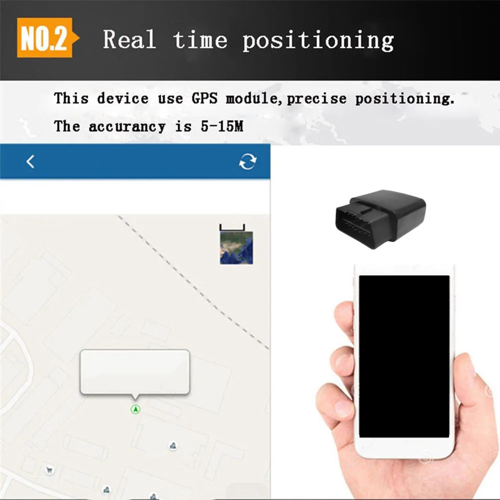 Новый gps трекер локатор автомобиля машина OBD автопарка управление системы Plug Play