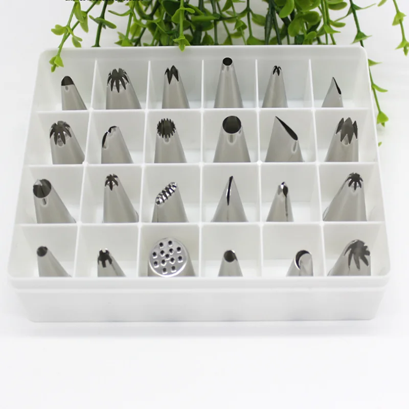 24 шт./компл. из нержавеющей стали бесшовные сварочные украшения рот Кондитерские