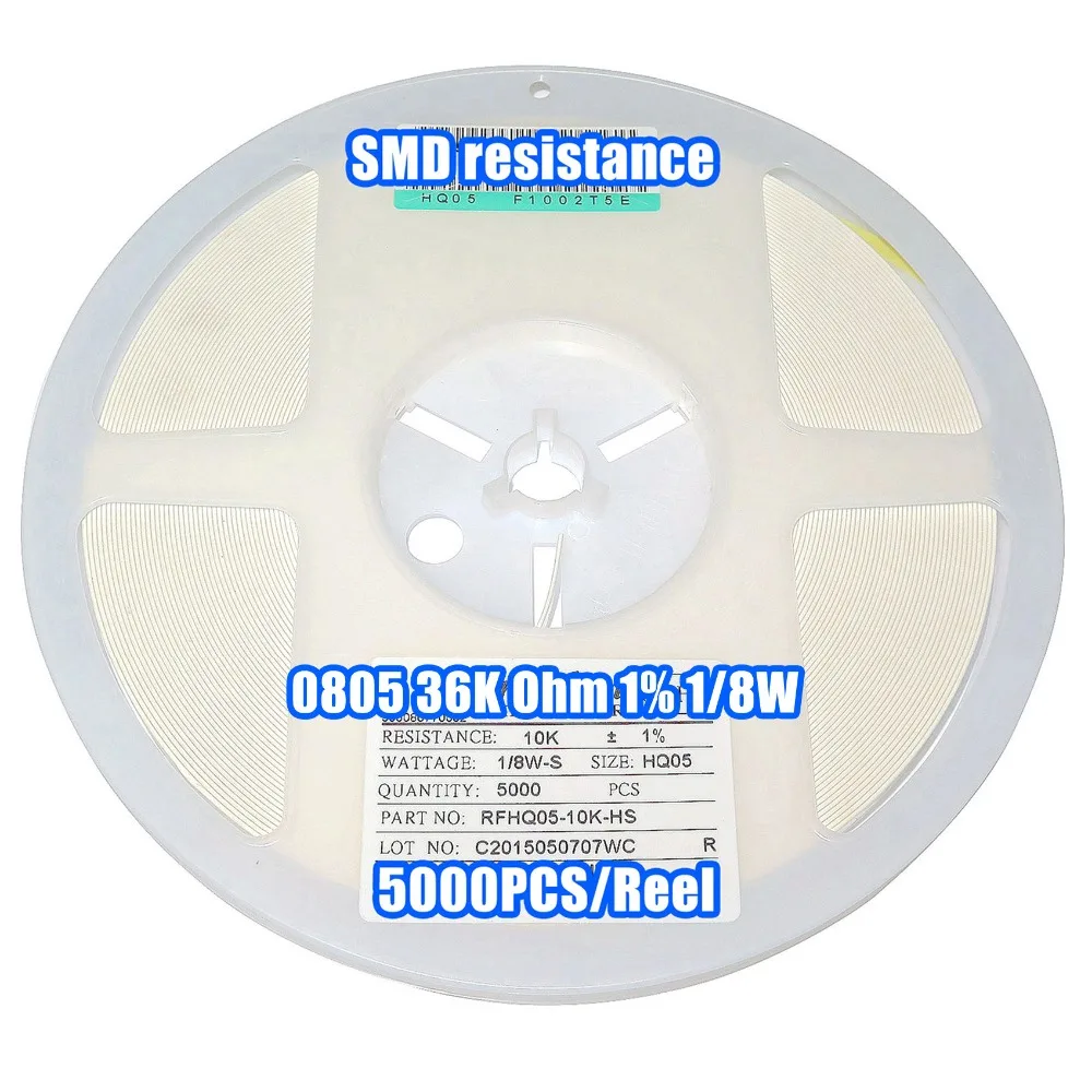 

1 Reel 0805 34.7k 34.7k Ohm 1% 1/8W SMD Resistance 5000PCS/Reel
