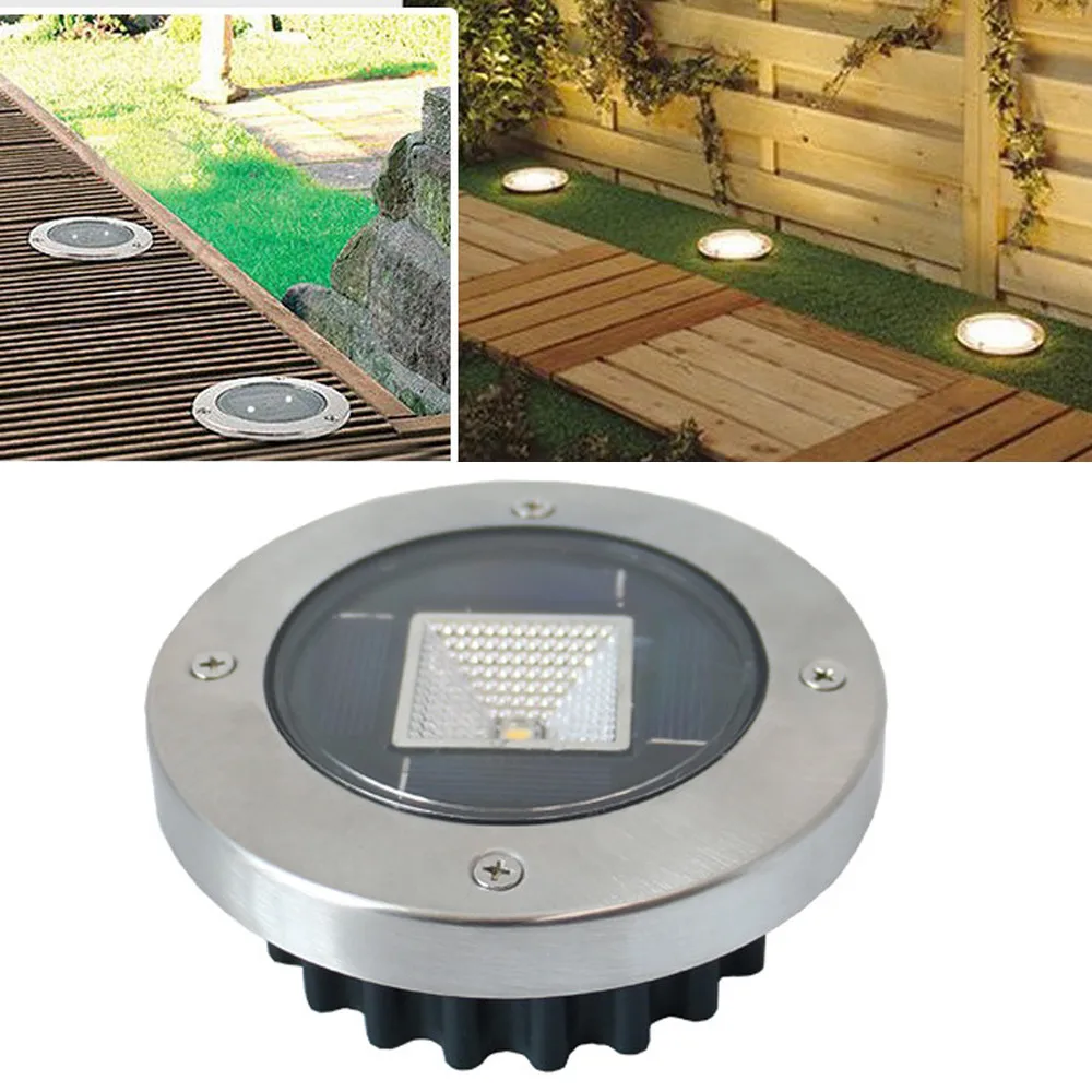 Solar Path Lights LED Solar Power Buried Light Ground Lamp Outdoor Path Way Garden Decking Underground Lamps solar garden light