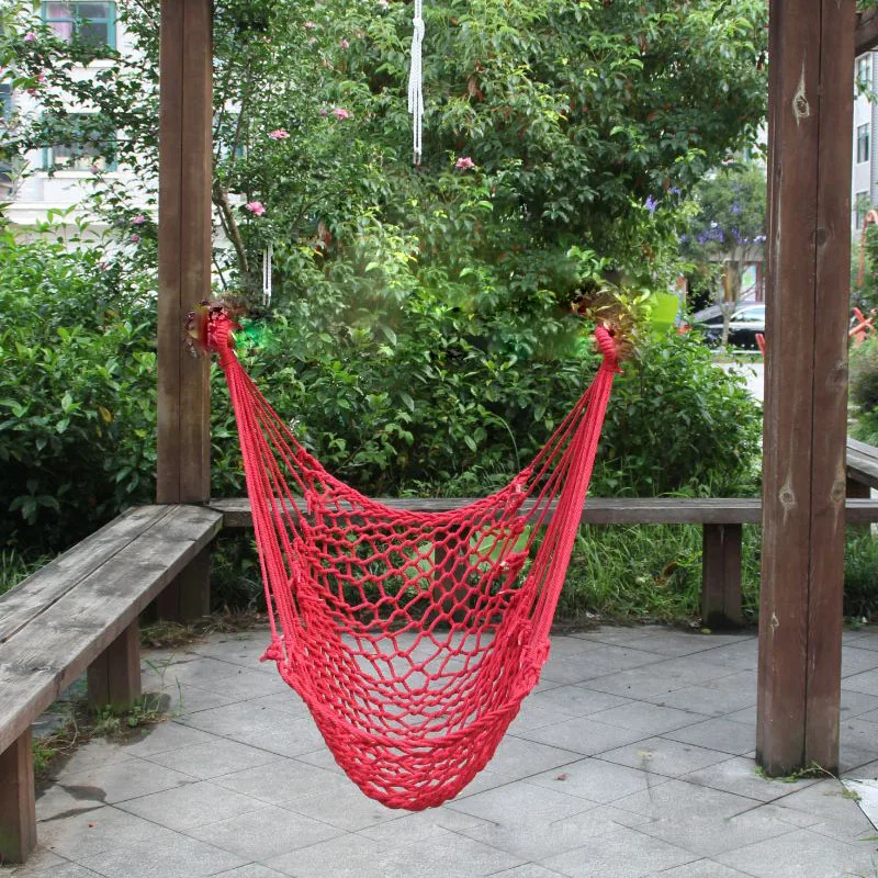 Сетчатый гамак для балкона подвесное кресло в общежитии детский качающийся