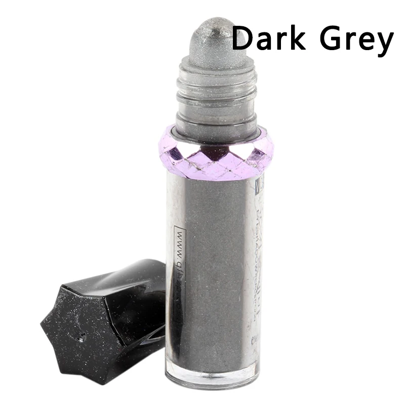 Dark grey Флуоресцентные тени для век, пудра, очаровательные блестящие минеральные шарики, тени для век, сексуальные тени для век, стойкий макияж, красота, монохромные тени для век - Цвет: Dark grey