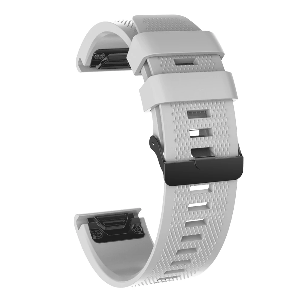 Серый Высокое качество для Garmin Fenix5 5X 5S plus Смарт-часы наручные часы 26 мм 22 мм 20 мм быстросъемный ремешок для наручных часов - Цвет: Серый