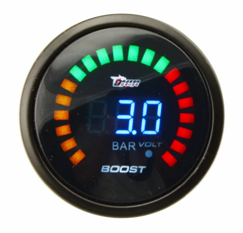 Дракон Калибр 3 0 Бар 52 мм Boost турбо черный цвет Аналоговый Цифровой синий