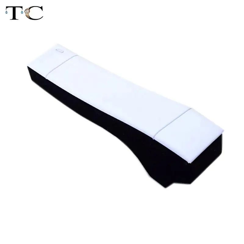 Высококачественный черный бархатный белый ножной браслет из искусственной кожи