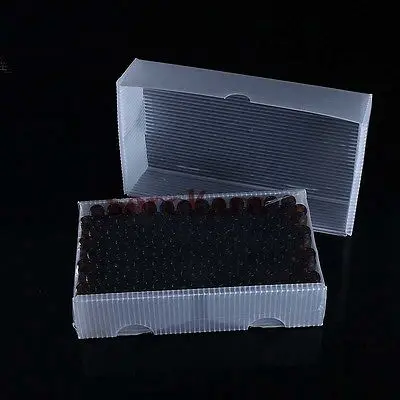 Прозрачная стеклянная флакон для впрыска 10 шт. 2 мл с центральной винтовой