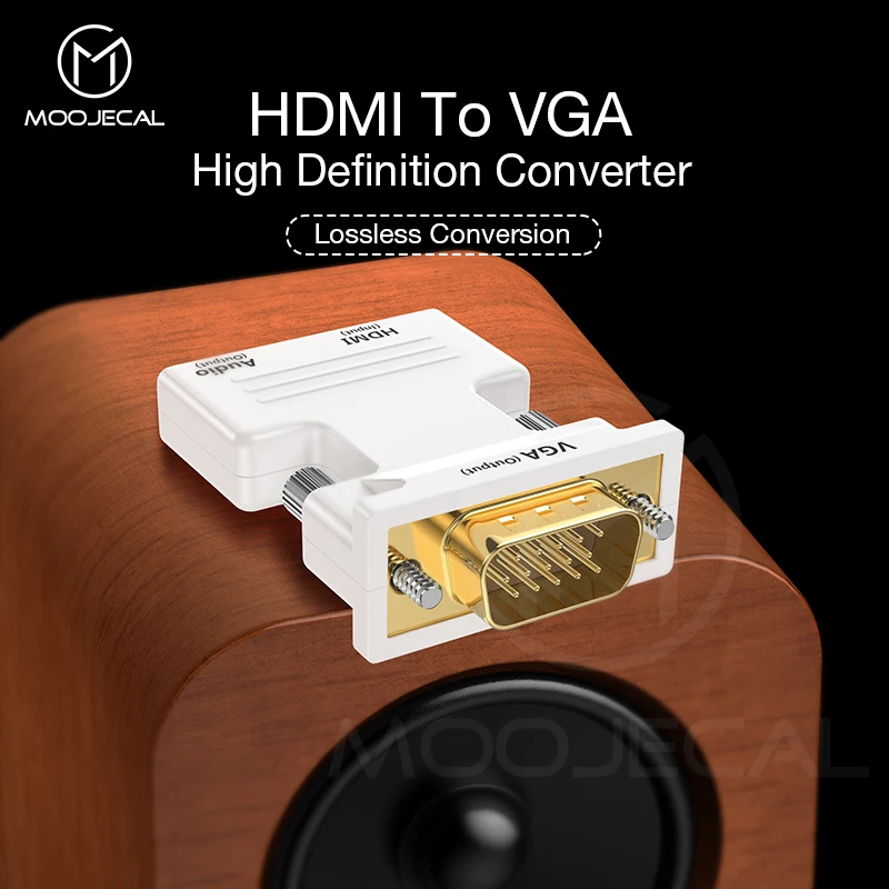 Высокое качество адаптер hdmi vga мужчина к конвертер с разъемом 1080 P цифро