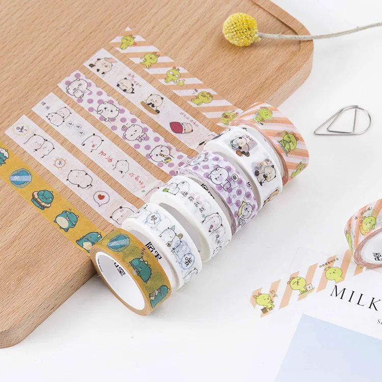 1,5 см* 7 м милый мультфильм Pet Серия васи клейкая лента DIY Скрапбукинг наклейка этикетка маскирующая лента