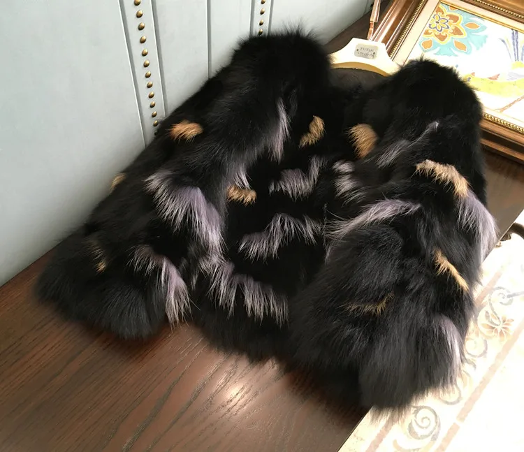 Новая женская шуба из натурального меха лисы верхняя одежда меха|fur coat|fur coat modelscoat