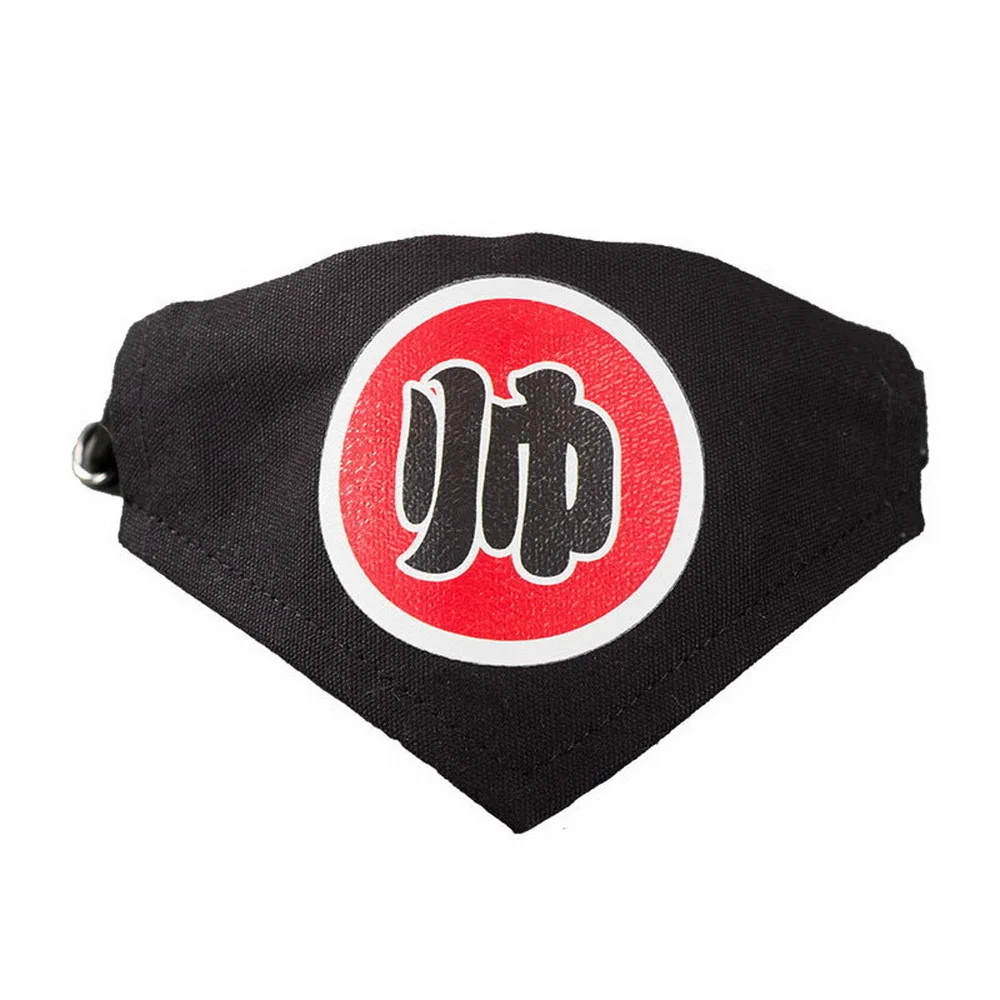 ZT шарф для домашнего питомца прекрасный шрифт печати ткани Треугольники кусок