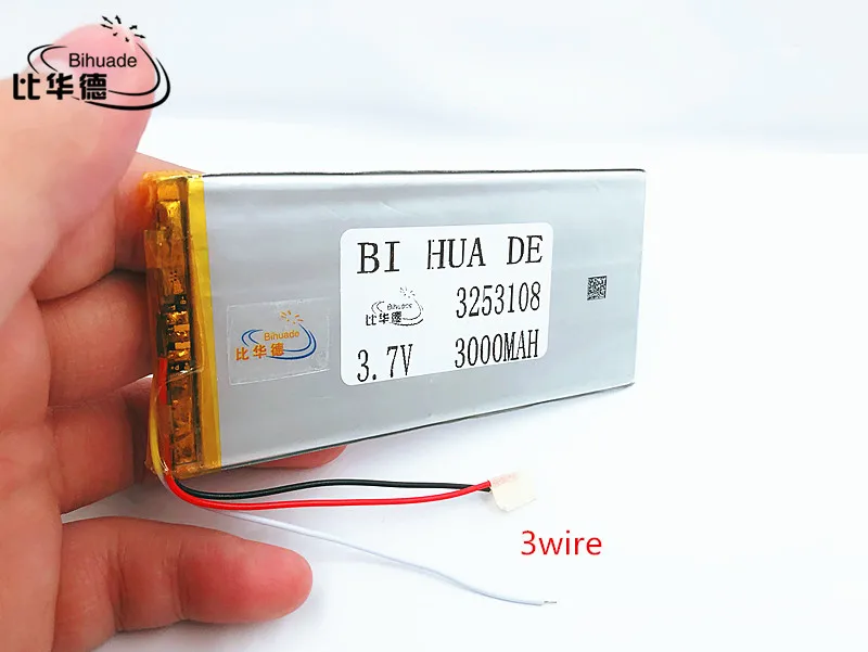 Перезаряжаемый литий полимерный ионный аккумулятор 3 7 в 3000 мАч для china clone Goophone 5