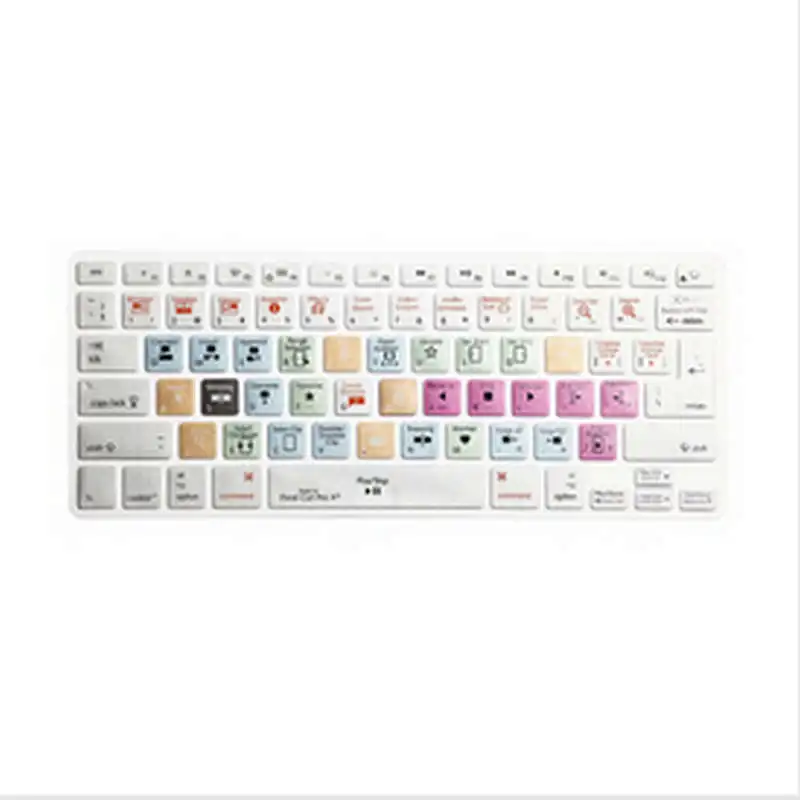 Ярлык Печатный чехол для Apple Final Cut Pro X клавиатуры MacBook Air Retina 13 &quot15&quot 17 &quotiMac Wireless