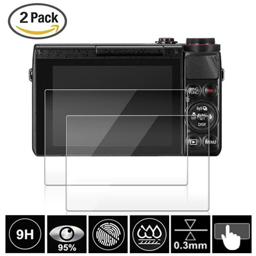 2 шт. закаленное стекло для защиты экрана Panasonic GH5 GH5s GH4 GH3 GX9 GX8 GX7 Mark III G9 G8 GX85 GX80 G85 G80