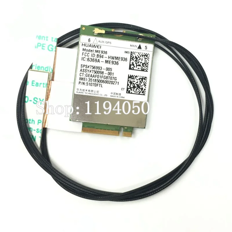 HUAWEI ME936 4 G LTE модуль NGFF WCDMA quad-band EDGE/GPRS/GSM Penta-band DC-HSPA+/HSP карта WWAN