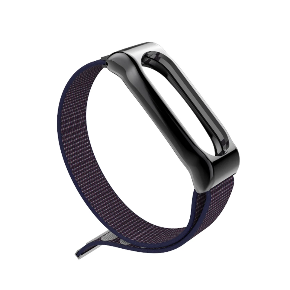 midnight blue Mi jobs mi band 2 ремешок спортивный нейлоновый ремешок-петля для Xiaomi mi ремешок 2 Браслет Смарт-часы для mi band 2 ремешок-браслет - Цвет: midnight blue