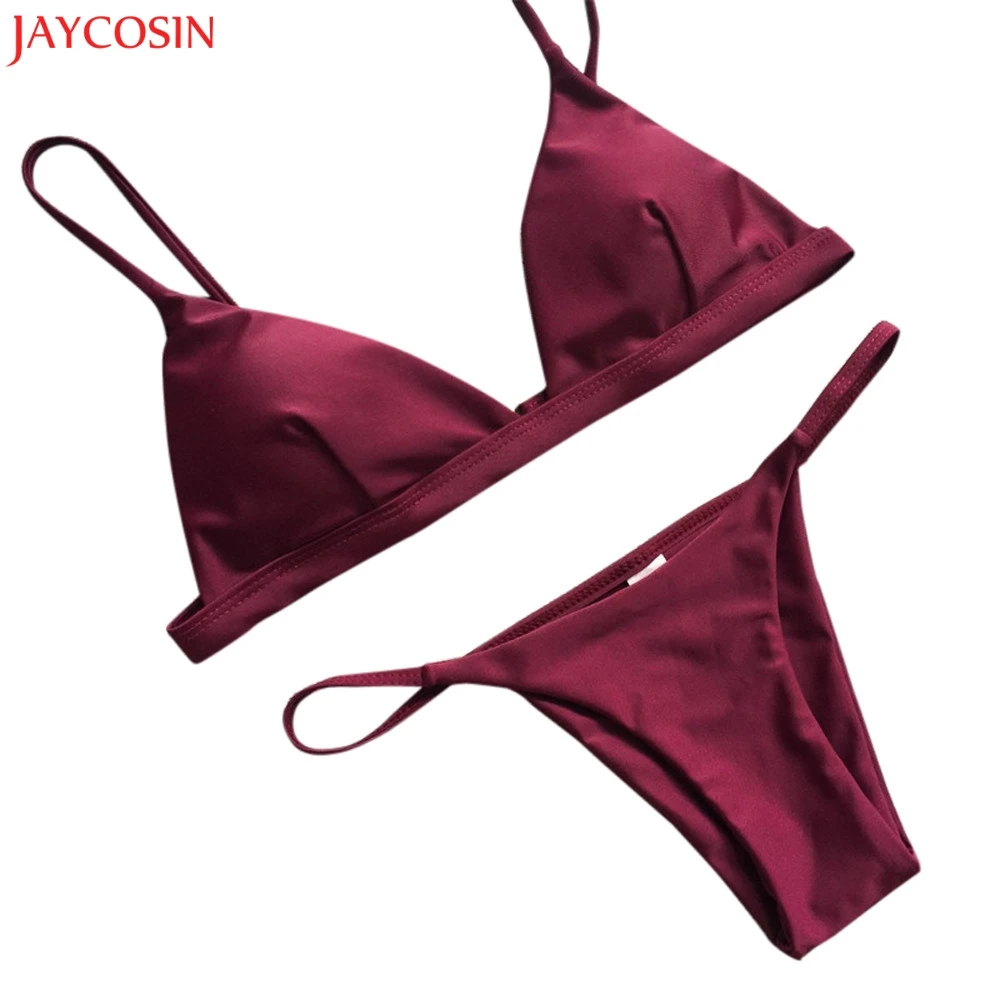 JAYCOSIN 2018 женские летние боди однотонные бандажные бюстгальтеры с пуш-ап 2 цвета