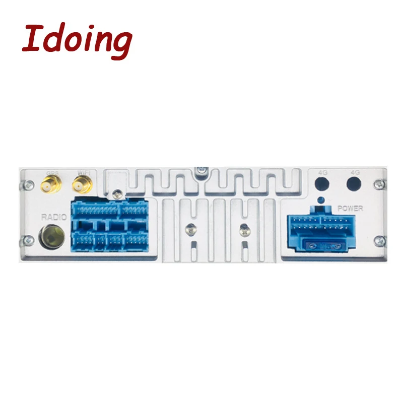 Автомобильный мультимедийный плеер Idoing 1Din 2.5D IPS экран android 8 0 радио Vedio подходит