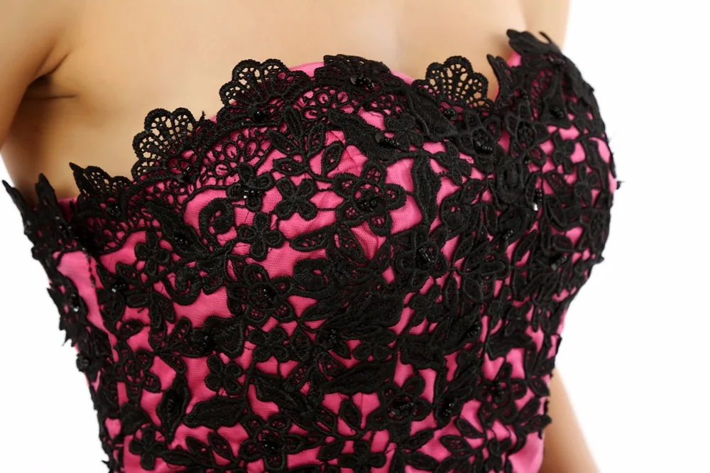 HSDYQ HOME 2015 No risk shopping sexy Black/red prom dresses appliques dress summer fashion sleeveless gowns | Свадьбы и торжества