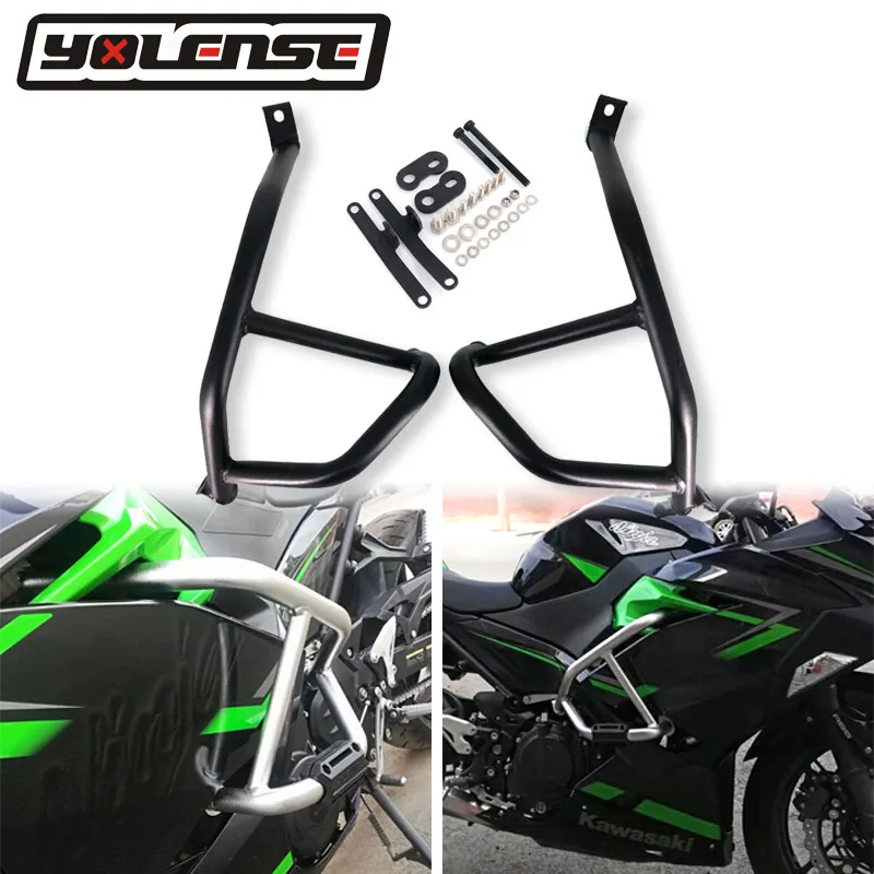 2021 защита двигателя мотоцикла бампер полоса защиты корпуса рамы для KAWASAKI NINJA400