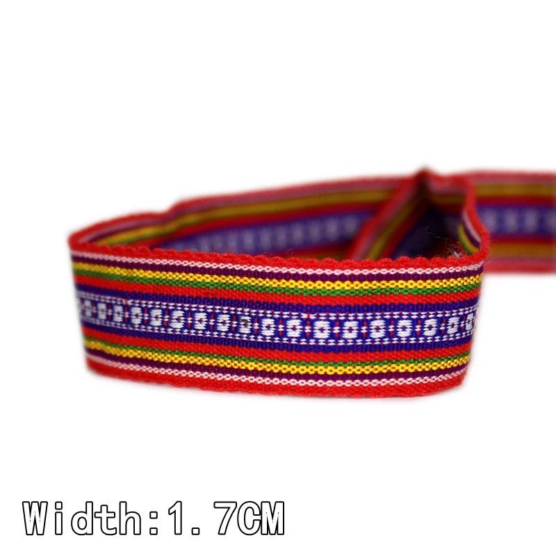 Жаккардовые тесьмы 2 ярдов/партия в восточном стиле hmong miao trim1.7cm воротник платья