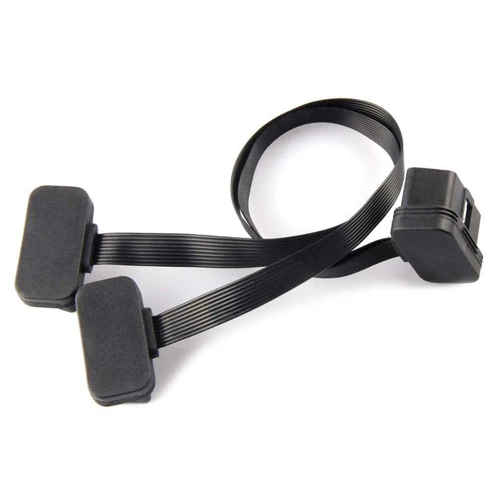 

10pcs OBD OBD2 Extension Cable 16 Pin Male To 16 Pin Female Cable 30CM 1-2 OBD2 OBD II Car Diagnostic Adapter For ELM327 Adapter