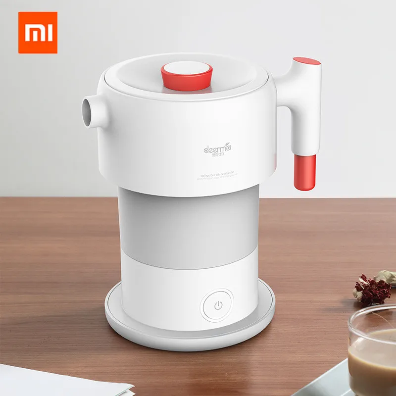Xiaomi Mijia Deerma 0.6l складной портативный чайник для воды ручной Электрический колба с