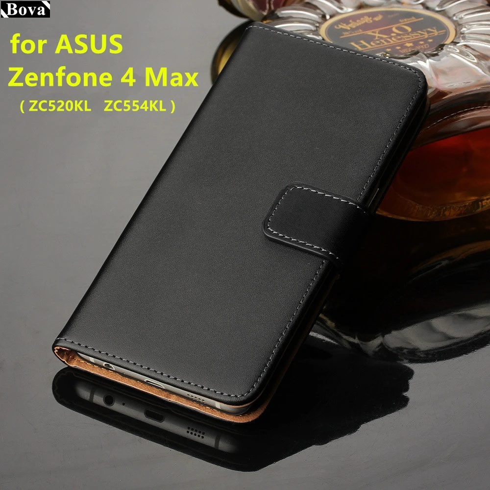 Кожаный чехол книжка премиум класса роскошный Бумажник для телефона ASUS Zenfone 4 Max