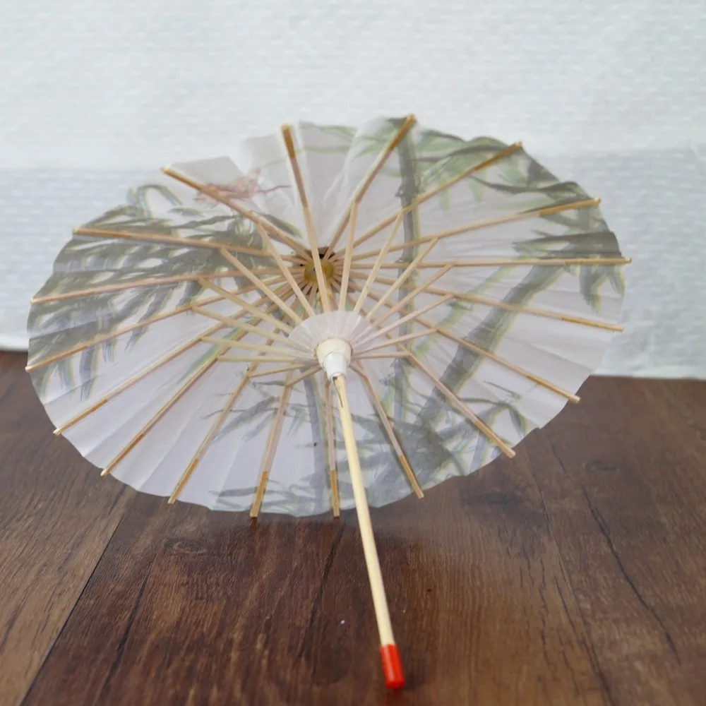 Chinese Style Paper Umbrella Prop Bamboo For 11&quot 1/6 27cm BJD YOSD DD DOD DK DZ Volks Doll Blyth e Photograph Free Shipping | Игрушки и