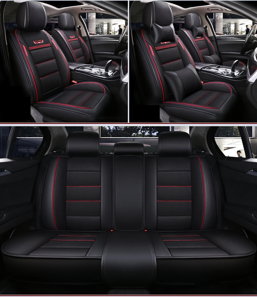Кожаные и лен авто чехлы на сиденья для lada 2106 2107 2109 2110 2114 granta, changan cs35 cs75 eado raeton