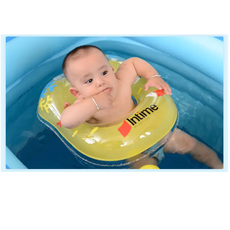 Baby Underarm Swimming Rings Swim Float Trainer Inflatable PVC Ring Pink Blue Green Yellow Pool Life Vest | Спорт и развлечения