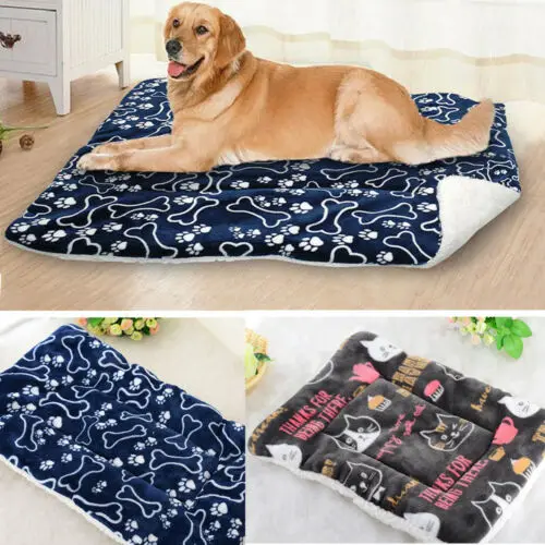 

2019 Large Pet Dog Cat Bed Puppy Cushion House Pet Soft Warm Kennel Dog Mat Blanket