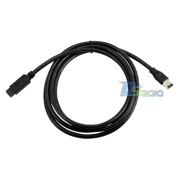 DANSPEED 6 футов 10 15 FireWire 800 IEEE1394 9 pin Male to 400 IEEE1394b DV длина кабеля 1 8 м 3 4 5 | Электроника