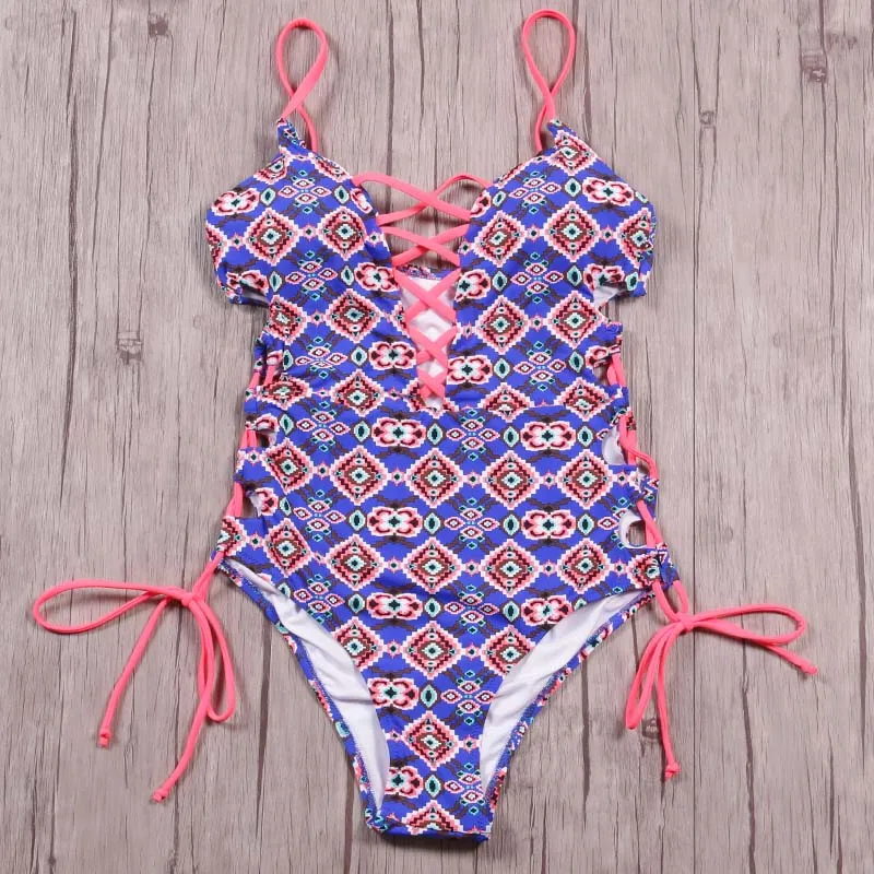 Женский купальник с открытой спиной KayVis купальник-монокини вырезом на спине