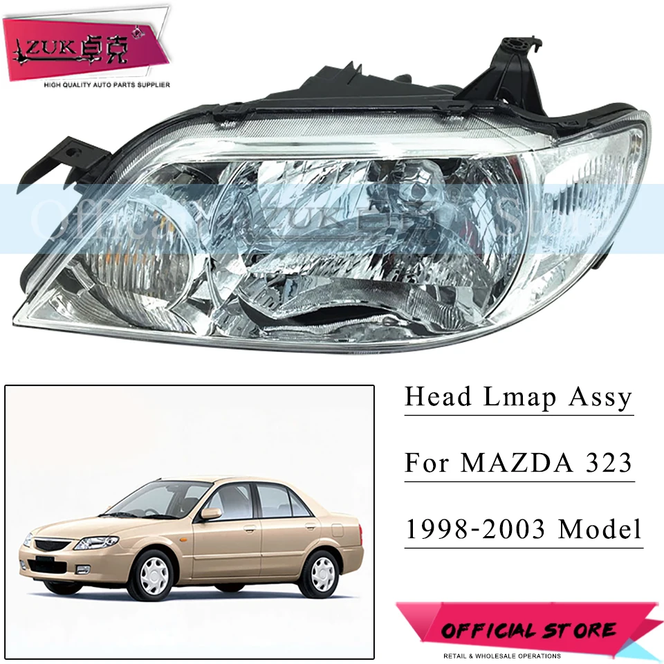 ZUK передняя фара светильник в сборе для MAZDA 323 BJ FAMILY PROTEGE 1998 1999 2000 2001 2002 2003 налобный светильник