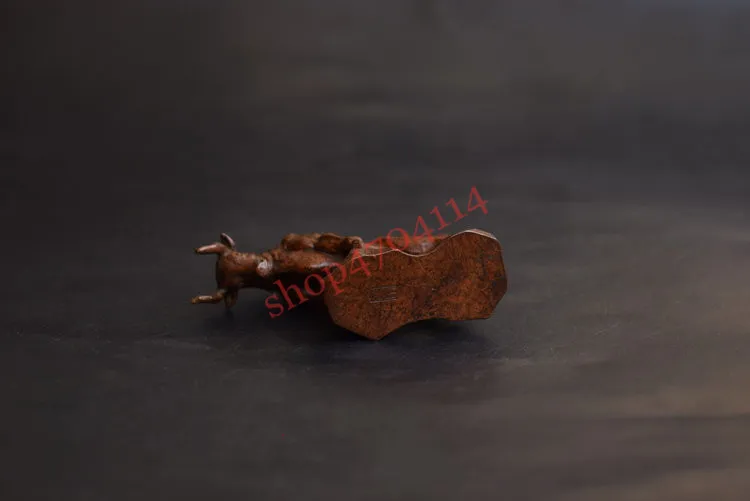 

Solid pure purple copper, momentum like rainbow calf ornaments, tea ceremony decorations, microsculpture art collections