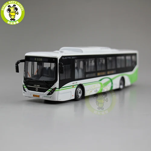 No.55 1/64 Китай Volvo городской автобус SWB6128BEV электрический автобус литой автобус модель автомобиля игрушки для детей Детский подарок - Цвет: No.55