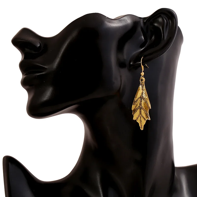 Женские Висячие серьги в этническом богемном стиле с большим кристаллом виде