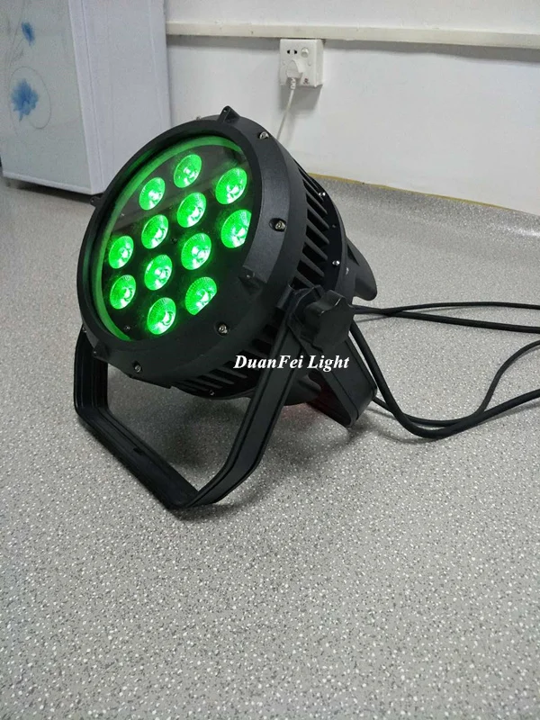 (Roadcase) 6 ламп 12x18 Вт 6в1 rgbwa + uv led par dj pro can ip65 | Лампы и освещение