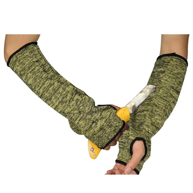 Камуфляжная вязаная анти резка/анти повреждение локтя и рук 36 45 см Защитная