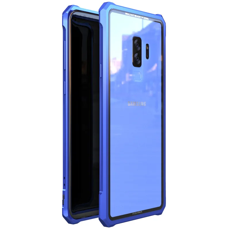 High-end ultra-thin metal frame Tempered glass mirror shell For Samsung galaxy S9 PLUS case cover |