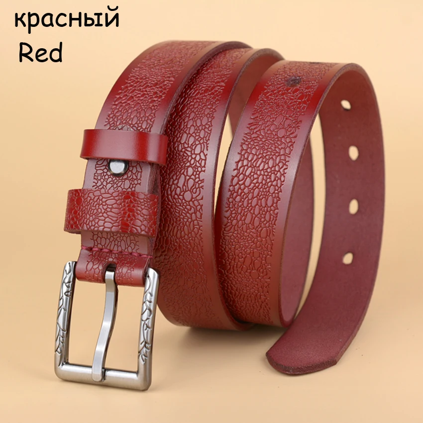 Женский ремень из натуральной коровьей кожи дизайнерский в винтажном стиле