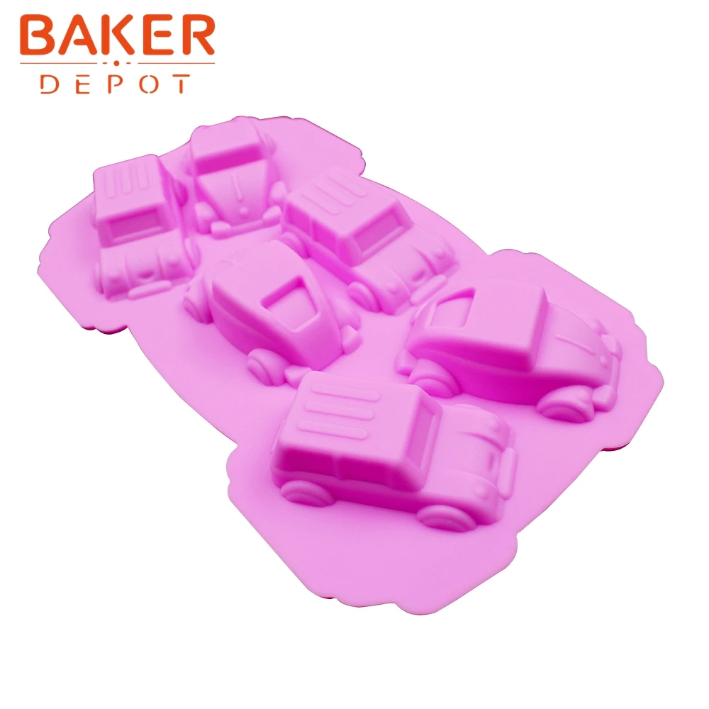 BAKER DEPOT 6 отверстий автомобильная Спортивная креативная силиконовая форма для
