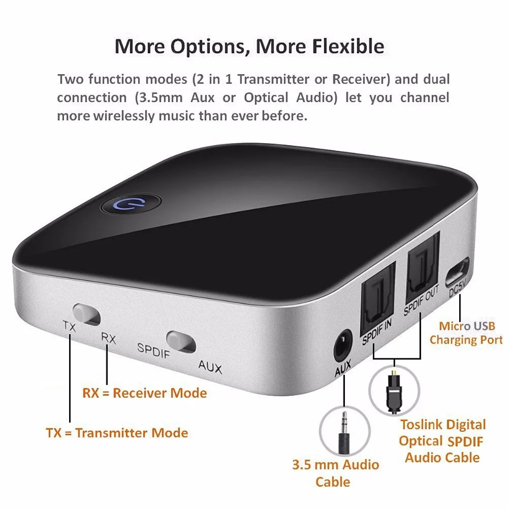CSR Bluetooth аудио передатчик приемник CSR8670 Aptx HD адаптер оптический Toslink/3 5 мм разъем