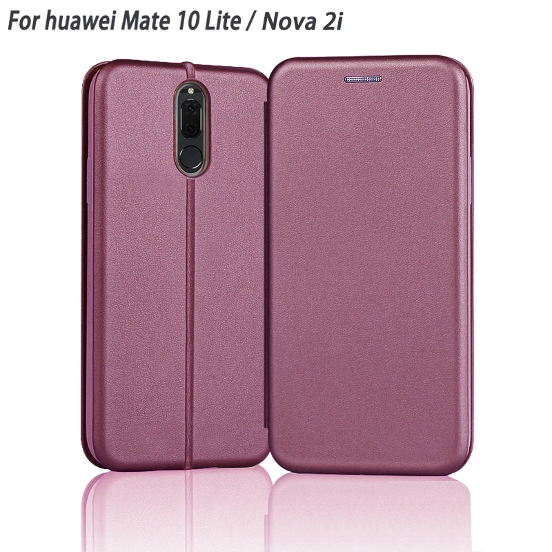 Кожаный чехол YonLinTan для Huawei Mate 10 Lite = Nova 2i 5 9 &quotфлип телефона с откидной крышкой