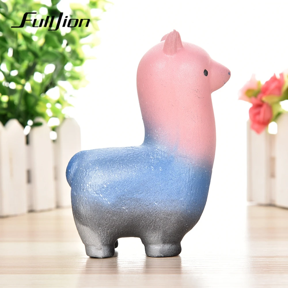 Fulljion Альпака Squishy Squishe Новинка кляп игрушечные лошадки весело стресс-сюрприз